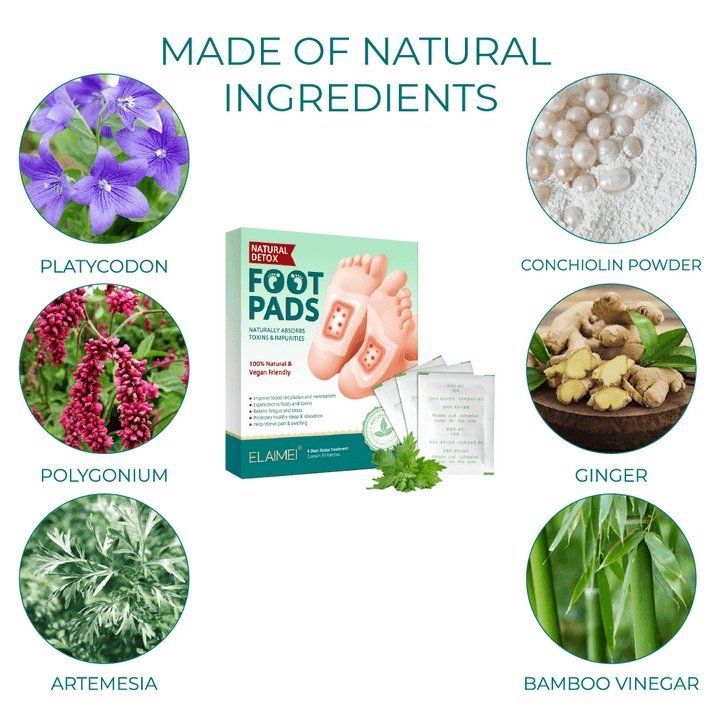 💥Buy 1 Get 1 Free💥.                              ✨Herbal detox Foot Patches✨.