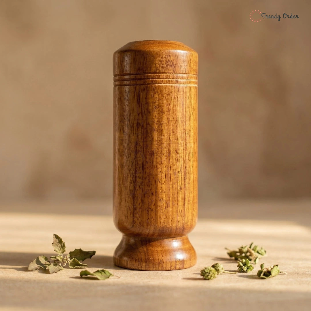 Herbal Wooden Tumbler